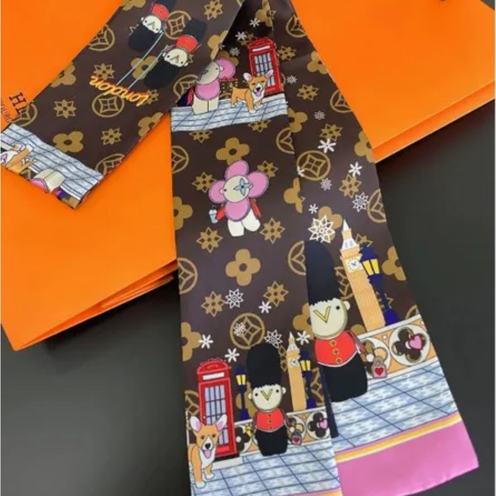 🧣 LV THIN SCARF 🧣 TWILLY HANDBAG HANDLE COVER ACCESSORIES 🧣